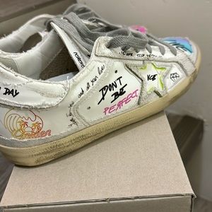 Golden Goose Super Star Double Quarter with list Sneakers
